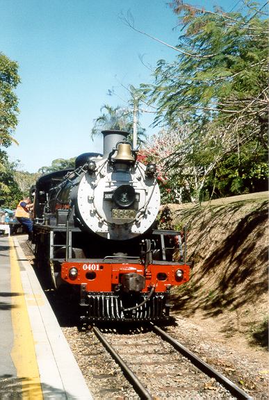Queensland - Viaggio in treno a vapore a Kuranda