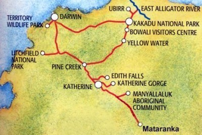 il nostro itinerario nel Top End