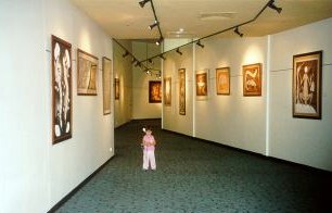 la mostra di arte aborigena al Gagudju