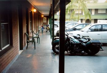 Harley al Pine Tree Motel