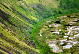 il cratere del vulcano Orongo