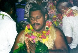 preghiera propiziatoria alla cerimonia del Kava (Taveuni)