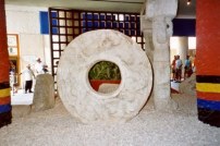 particolare del canestro del gioco della pelota