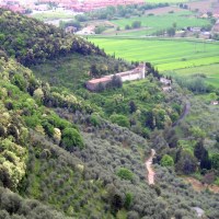 ...vista del maniero dall'agriturismo
