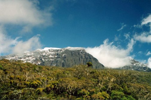 Il Piton des Neiges imbiancato...