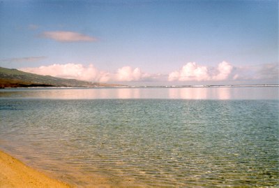 le calme lagune dell'Ovest (Trou Eau )
