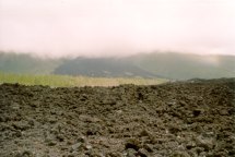 Colate di lava dal vulcano al mare del 1986