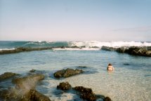 Boucan Canot: parte centrale, le piscine naturelle