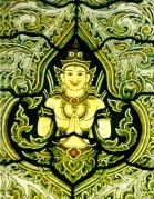 particolare di un buddha