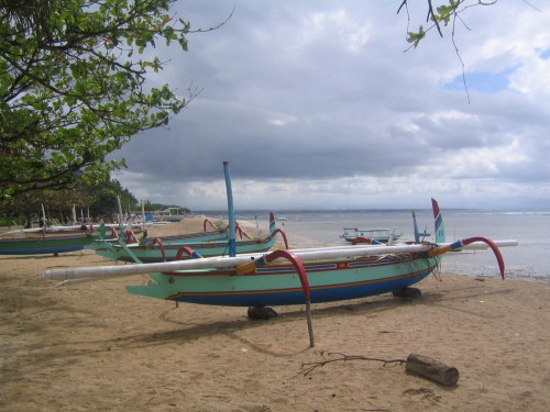 la spiaggia di Bali