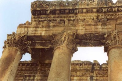 ...particolare del tempio di Baalbeck