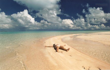Sabbie rosa a Rangiroa