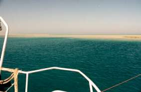 Marsa Fijab vista dalla barca all'arrivo !